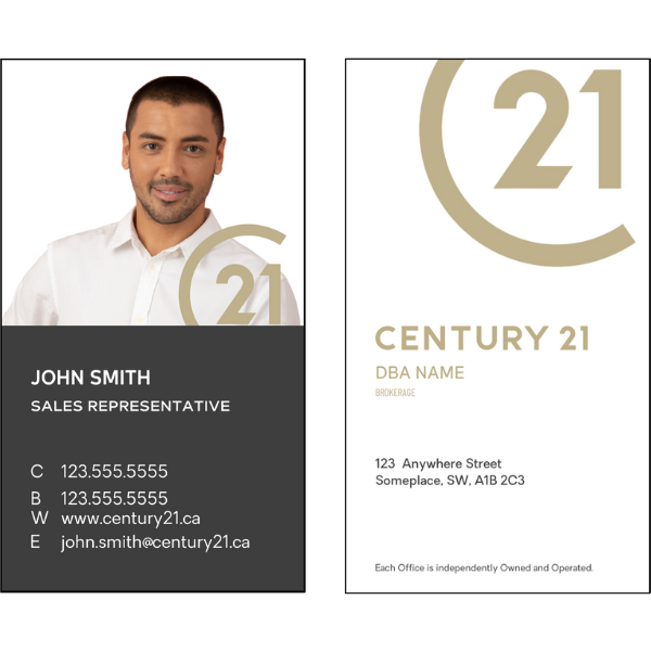 C21-BC-108 Business Card, Two Sided