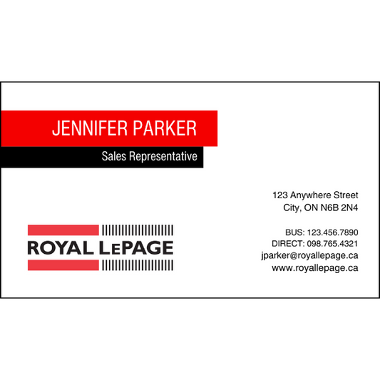 RLP-BC-108 Business Card, Single Sided