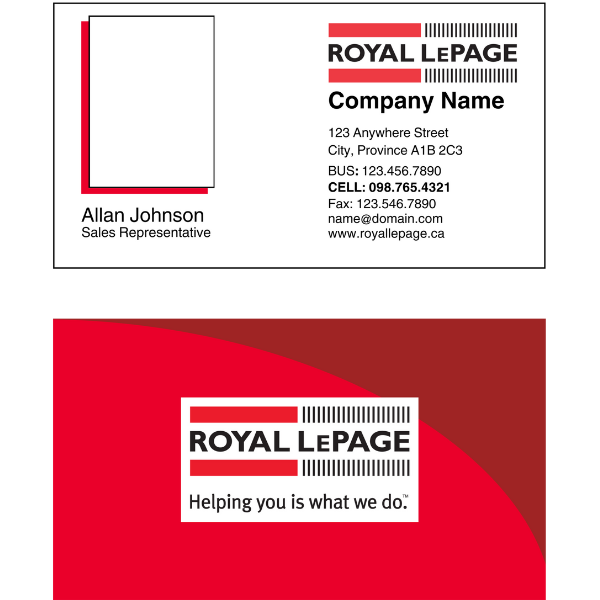 RLP-BC-113 Business Card, Two Sided