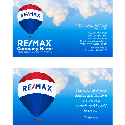 RMX-BC-103 Business Card, Two Sided