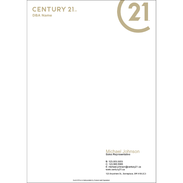C21-LH-104 Letterhead
