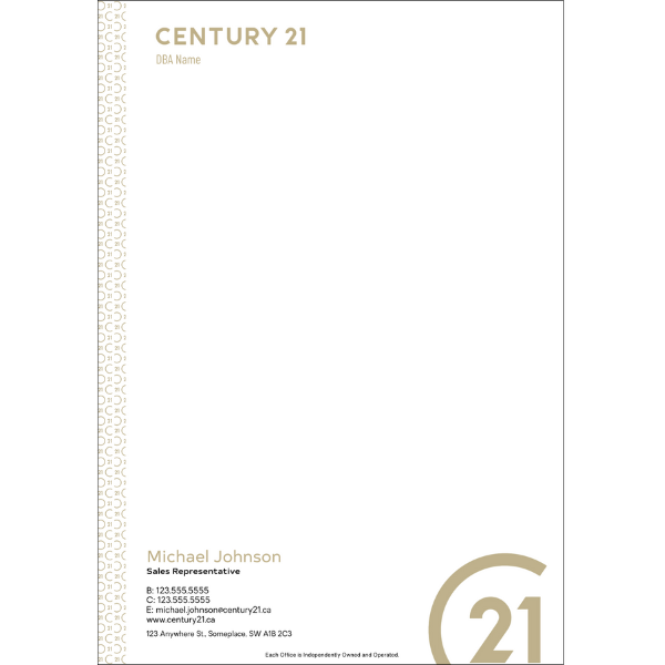 C21-LH-106 Letterhead