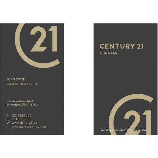 C21-BC-104 Business Card, Two Sided