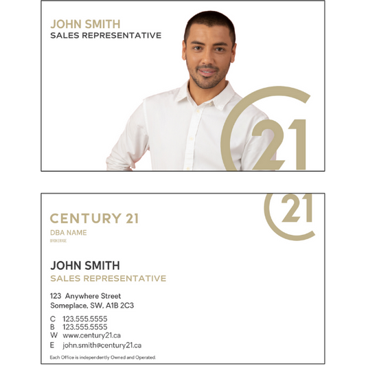 C21-BC-109 Business Card, Two Sided