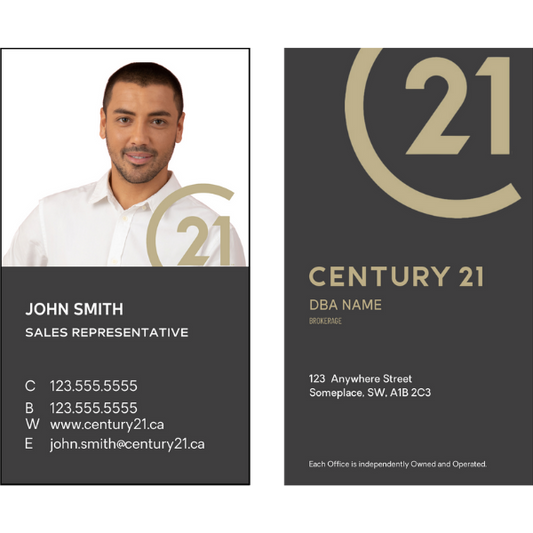 C21-BC-110 Business Card, Two Sided