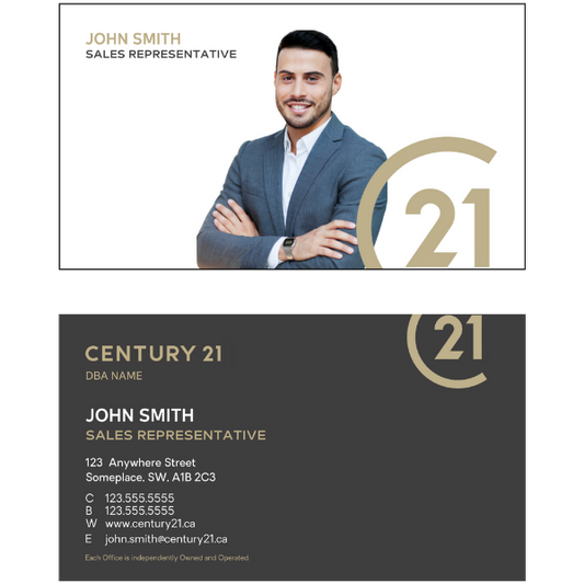 C21-BC-111 Business Card, Two Sided
