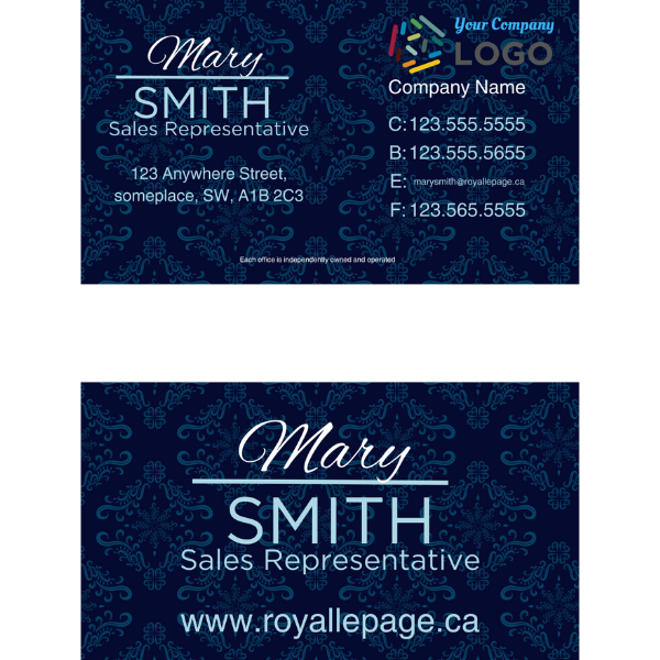 GEN-BC-110 Business Card, Two Sided