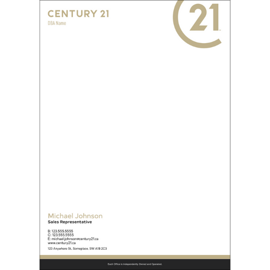 C21-LH-103 Letterhead