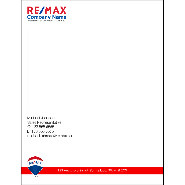 RMX-LH-101 Letterhead