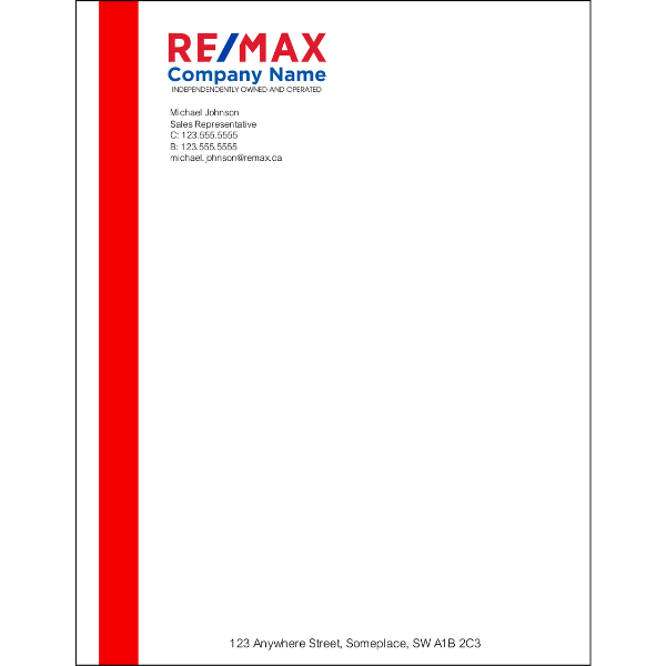 RMX-LH-102 Letterhead