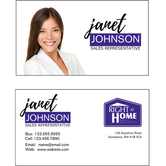 RAH-BC-101 Business Card, Two Sided